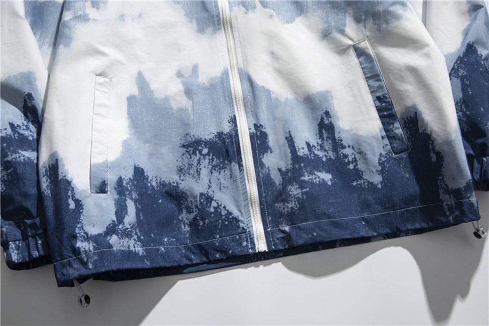 Custom Men's Autumn Tie Dye Printed Long Sleeve Hoodie Jacket,Shuliqi Apparel - Men's Clothing Wholesale Manufacturer,Custom Men's Autumn Tie Dye Printed Long Sleeve Hoodie Jacket