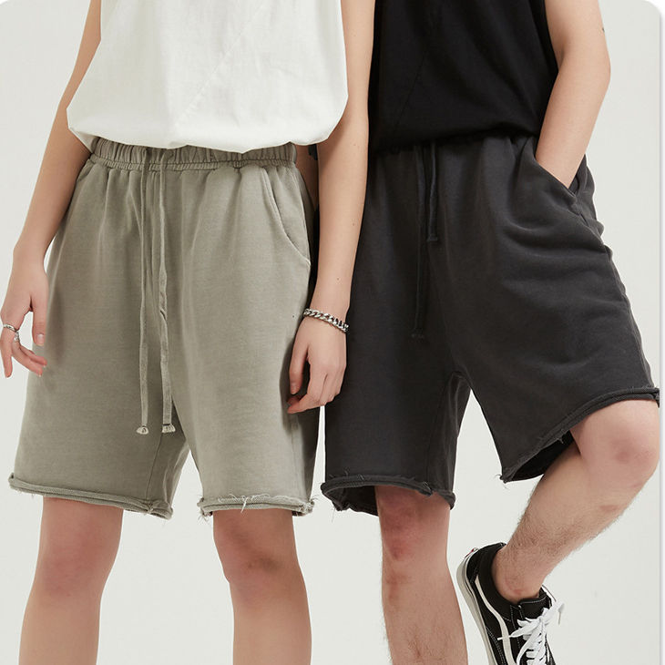 Heavy Wash Vintage Shorts Men's French Terry Medium 100% Cotton Old Dyed Over The Knee Men's Sweat Shorts,Shuliqi Apparel - Men's Clothing Wholesale Manufacturer,Heavy Wash Vintage Shorts Men's French Terry Medium 100% Cotton Old Dyed Over The Knee Men's Sweat Shorts