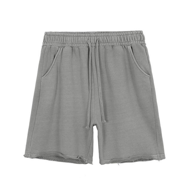 Heavy Wash Vintage Shorts Men's French Terry Medium 100% Cotton Old Dyed Over The Knee Men's Sweat Shorts,Shuliqi Apparel - Men's Clothing Wholesale Manufacturer,Heavy Wash Vintage Shorts Men's French Terry Medium 100% Cotton Old Dyed Over The Knee Men's Sweat Shorts