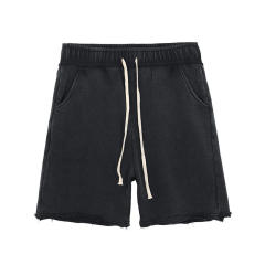 Heavy Wash Vintage Shorts Men's French Terry Medium 100% Cotton Old Dyed Over The Knee Men's Sweat Shorts,Shuliqi Apparel - Men's Clothing Wholesale Manufacturer,Heavy Wash Vintage Shorts Men's French Terry Medium 100% Cotton Old Dyed Over The Knee Men's Sweat Shorts