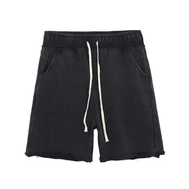 Heavy Wash Vintage Shorts Men's French Terry Medium 100% Cotton Old Dyed Over The Knee Men's Sweat Shorts,Shuliqi Apparel - Men's Clothing Wholesale Manufacturer,Heavy Wash Vintage Shorts Men's French Terry Medium 100% Cotton Old Dyed Over The Knee Men's Sweat Shorts