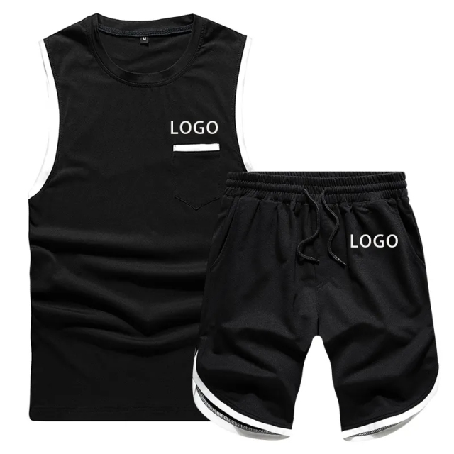 OEM Custom logo blank track men plain tracksuit custom sweatsuit with logo outfits summer two 2 piece short set for men,Shuliqi Apparel - Men's Clothing Wholesale Manufacturer,OEM Custom logo blank track men plain tracksuit custom sweatsuit with logo outfits summer two 2 piece short set for men | Wholesale Men's Apparel | OEM | Shuliqi