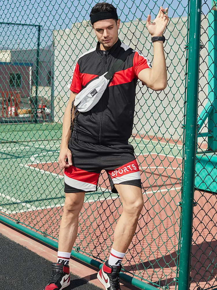 OEM Custom logo Summer 2 Pieces Polo Suits T Shirt Short Men Short Jogger Set Zipper Men Shorts Set,Shuliqi Apparel - Men's Clothing Wholesale Manufacturer,OEM Custom logo Summer 2 Pieces Polo Suits T Shirt Short Men Short Jogger Set Zipper Men Shorts Set | Wholesale Men's Apparel | OEM | Shuliqi
