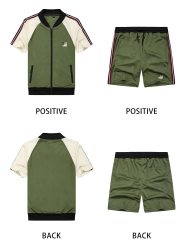 OEM Custom logo wind breaker sets Windproof men custom Polyester Track Suit Zipper Hoodie And Shorts two piece set Tracksuit,Shuliqi Apparel - Men's Clothing Wholesale Manufacturer,OEM Custom logo wind breaker sets Windproof men custom Polyester Track Suit Zipper Hoodie And Shorts two piece set Tracksuit