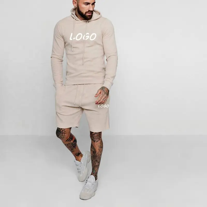 Custom clothing sports training tracksuits short pants hoodies for men french terry sweatsuit,Shuliqi Apparel - Men's Clothing Wholesale Manufacturer,Custom clothing sports training tracksuits short pants hoodies for men french terry sweatsuit