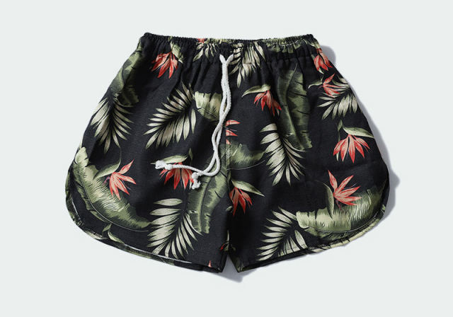 Spring and Summer Sublimation Blanks Shorts Flower Print Elastic Band Men's Shorts,Shuliqi Apparel - Men's Clothing Wholesale Manufacturer,