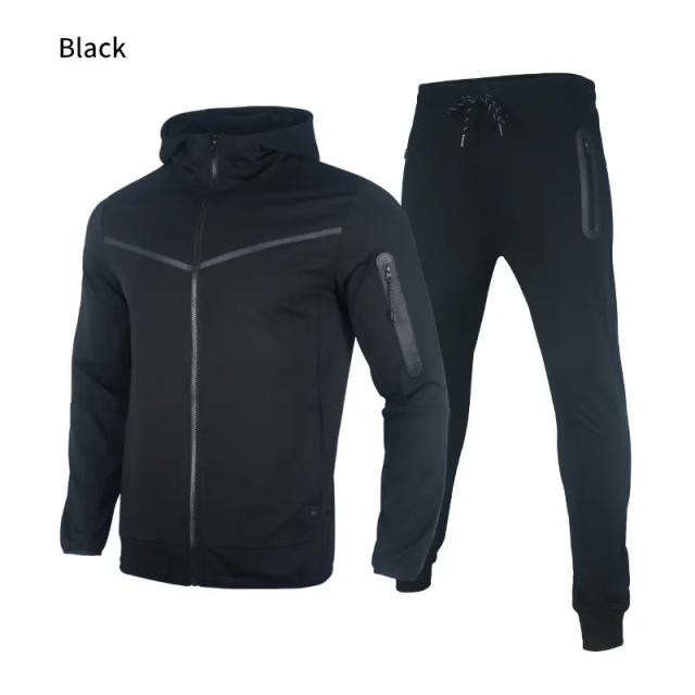 OEM Custom Design Spring and autumn hooded sportswear suit men's suit,Shuliqi Apparel - Men's Clothing Wholesale Manufacturer,OEM Custom Design Spring and autumn hooded sportswear suit men's suit | Wholesale Men's Apparel | OEM | Shuliqi