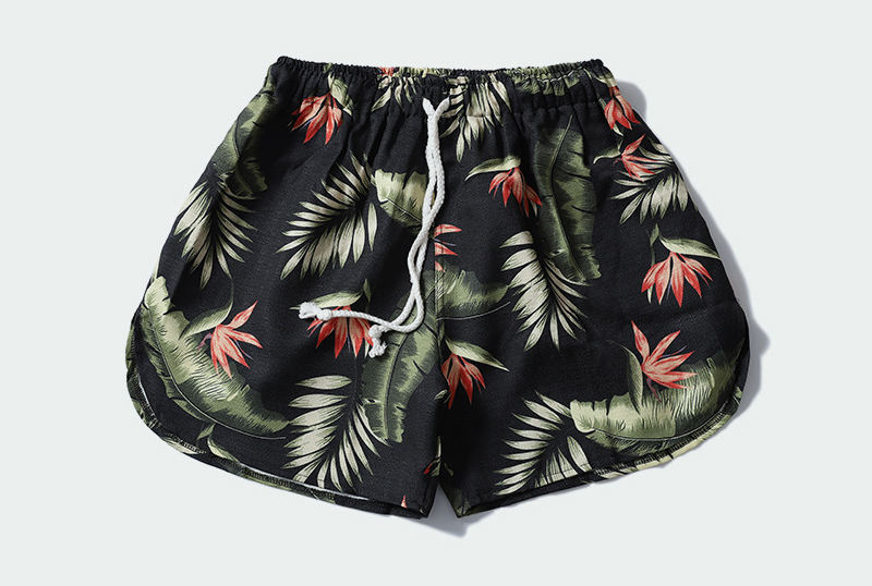 Spring and Summer Sublimation Blanks Shorts Flower Print Elastic Band Men's Shorts,Shuliqi Apparel - Men's Clothing Wholesale Manufacturer,