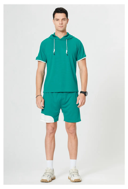 OEM Custom logo Streetwear two piece workout T-shirt joggers shorts unisex tracksuit hoodie short set men,Shuliqi Apparel - Men's Clothing Wholesale Manufacturer,OEM Custom logo Streetwear two piece workout T-shirt joggers shorts unisex tracksuit hoodie short set men | Wholesale Men's Apparel | OEM | Shuliqi