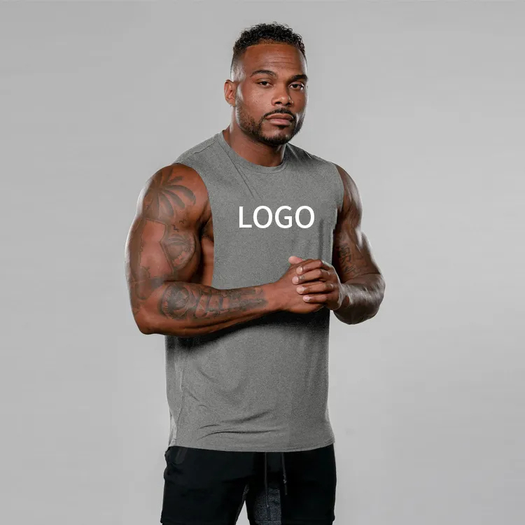 Wholesale Custom Logo Cotton Moisture Wicking Muscle Athletic Shirts Sleeveless Fitness Wear Workout Men Gym Tank Top For Men,Shuliqi Apparel - Men's Clothing Wholesale Manufacturer,Wholesale Custom Logo Cotton Moisture Wicking Muscle Athletic Shirts Sleeveless Fitness Wear Workout Men Gym Tank Top For Men