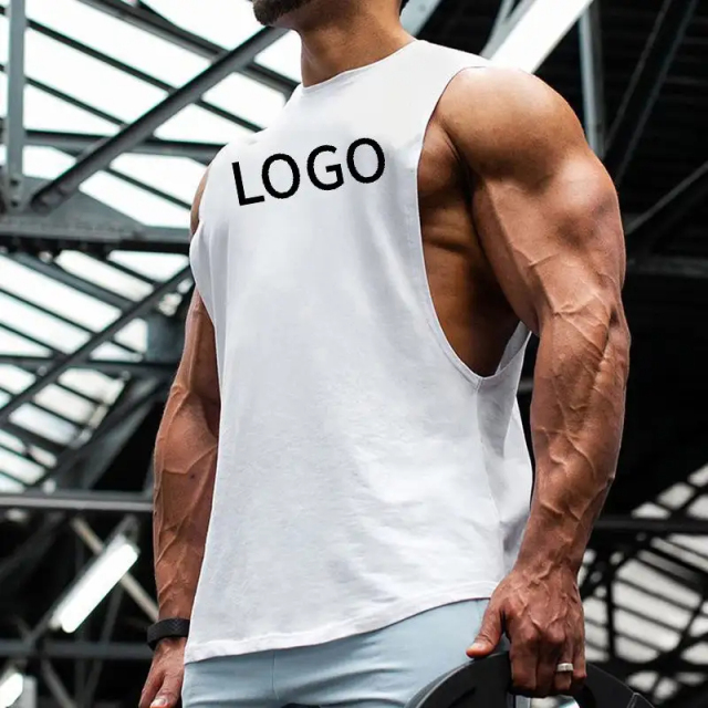 Custom Logo Men Sport Wear White Muscle Bodybuilding Tank Top Gym Running Vest Mens Fitted Fitness Tank Tops,Shuliqi Apparel - Men's Clothing Wholesale Manufacturer,Custom Logo Men Sport Wear White Muscle Bodybuilding Tank Top Gym Running Vest Mens Fitted Fitness Tank Tops