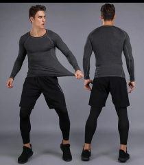 Custom Logo Quick-Dry Long Sleeve Athletic Gym Wear T Shirt Bodybuilding Training Running Sport Long Sleeve T Shirt,Shuliqi Apparel - Men's Clothing Wholesale Manufacturer,Custom Logo Quick-Dry Long Sleeve Athletic Gym Wear T Shirt Bodybuilding Training Running Sport Long Sleeve T Shirt