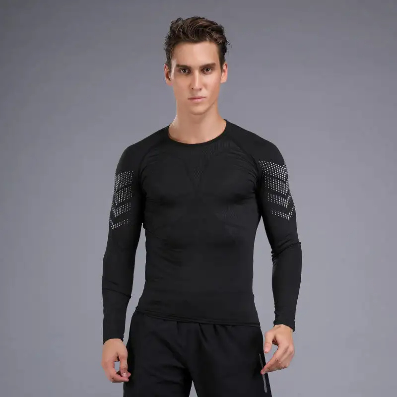 Custom Logo Quick Dry Long Sleeve Athletic Gym T Shirt Training Compression Men Running Sport T Shirt,Shuliqi Apparel - Men's Clothing Wholesale Manufacturer,Custom Logo Quick Dry Long Sleeve Athletic Gym T Shirt Training Compression Men Running Sport T Shirt