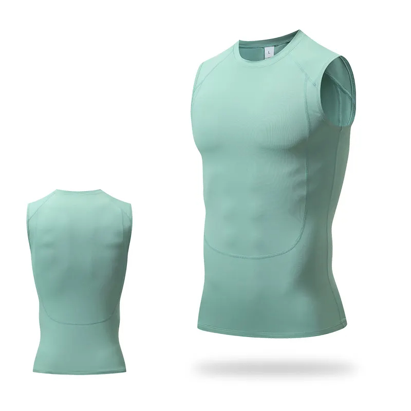 Custom Logo Men's Gym Tank Tops Running Vest High Stretchy Compression Basketball Training Tight Quick Dry Athletics Base Layer,Shuliqi Apparel - Men's Clothing Wholesale Manufacturer,Custom Logo Men's Gym Tank Tops Running Vest High Stretchy Compression Basketball Training Tight Quick Dry Athletics Base Layer