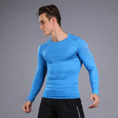 Custom Logo Quick Dry Long Sleeve Athletic Gym T Shirt Training Compression Men Running Sport T Shirt,Shuliqi Apparel - Men's Clothing Wholesale Manufacturer,Custom Logo Quick Dry Long Sleeve Athletic Gym T Shirt Training Compression Men Running Sport T Shirt