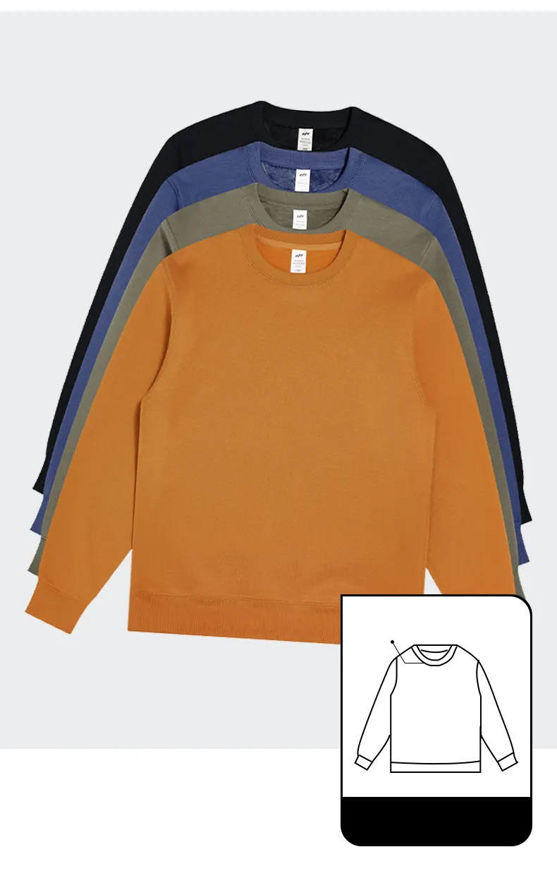 Sweatshirts Manufacturer Custom High Weight 400 Grams Silver Fox Fleece Lined Crewneck Sweatshirts,Shuliqi Apparel - Men's Clothing Wholesale Manufacturer,Sweatshirts Manufacturer Custom High Weight 400 Grams Silver Fox Fleece Lined Crewneck Sweatshirts