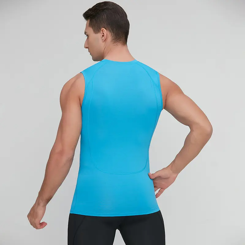 Custom Logo Men's Gym Tank Tops Running Vest High Stretchy Compression Basketball Training Tight Quick Dry Athletics Base Layer,Shuliqi Apparel - Men's Clothing Wholesale Manufacturer,Custom Logo Men's Gym Tank Tops Running Vest High Stretchy Compression Basketball Training Tight Quick Dry Athletics Base Layer
