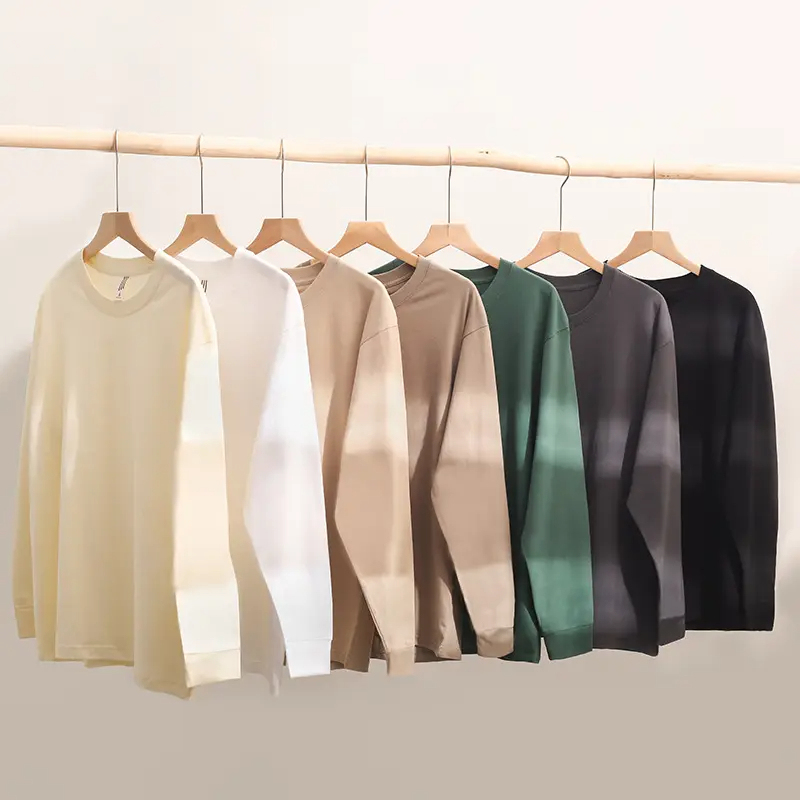 Long Sleeve T Shirt Manufacturer Custom Solid Color 230g 100% Cotton Long Sleeve T-Shirts Undershirts,Shuliqi Apparel - Men's Clothing Wholesale Manufacturer,Long Sleeve T Shirt Manufacturer Custom Solid Color 230g 100% Cotton Long Sleeve T-Shirts Undershirts | Wholesale Men's Apparel | OEM | Shuliqi