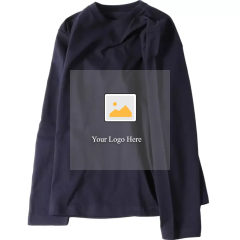 Clothing Manufacturer Custom Solid Color 230g 100% Cotton Thick Collar Long Sleeve Tee Shirts For Men,Shuliqi Apparel - Men's Clothing Wholesale Manufacturer,Clothing Manufacturer Custom Solid Color 230g 100% Cotton Thick Collar Long Sleeve Tee Shirts For Men