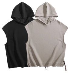 Streetwear Manufacturer Custom Double Side Cotton Casual Tank Top Mens Sleeveless Hoodies,Shuliqi Apparel - Men's Clothing Wholesale Manufacturer,Streetwear Manufacturer Custom Double Side Cotton Casual Tank Top Mens Sleeveless Hoodies