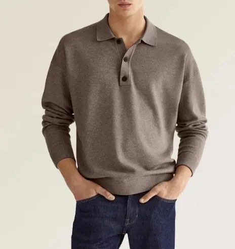 Manufacturer Supply Wholesales Custom Solid Color Long Sleeve Polo Shirts Casual Shirts For Men,Shuliqi Apparel - Men's Clothing Wholesale Manufacturer,Manufacturer Supply Wholesales Custom Solid Color Long Sleeve Polo Shirts Casual Shirts For Men