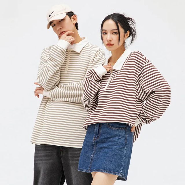 Polo Manufacturers Custom Cotton Blends Unisex Stripe Polo Shirt Long Sleeve Men's Polo Shirt,Shuliqi Apparel - Men's Clothing Wholesale Manufacturer,Polo Manufacturers Custom Cotton Blends Unisex Stripe Polo Shirt Long Sleeve Men's Polo Shirt