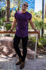 Wholesales Custom 95% Cotton+5% Spandex Elastic Long Hem Dry Fit T Shirt Casual Plus Size T Shirts,Shuliqi Apparel - Men's Clothing Wholesale Manufacturer,Wholesales Custom 95% Cotton+5% Spandex Elastic Long Hem Dry Fit T Shirt Casual Plus Size T Shirts