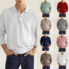 Manufacturer Supply Wholesales Custom Solid Color Long Sleeve Polo Shirts Casual Shirts For Men,Shuliqi Apparel - Men's Clothing Wholesale Manufacturer,Manufacturer Supply Wholesales Custom Solid Color Long Sleeve Polo Shirts Casual Shirts For Men