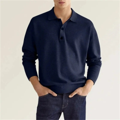 Manufacturer Supply Wholesales Custom Solid Color Long Sleeve Polo Shirts Casual Shirts For Men,Shuliqi Apparel - Men's Clothing Wholesale Manufacturer,Manufacturer Supply Wholesales Custom Solid Color Long Sleeve Polo Shirts Casual Shirts For Men