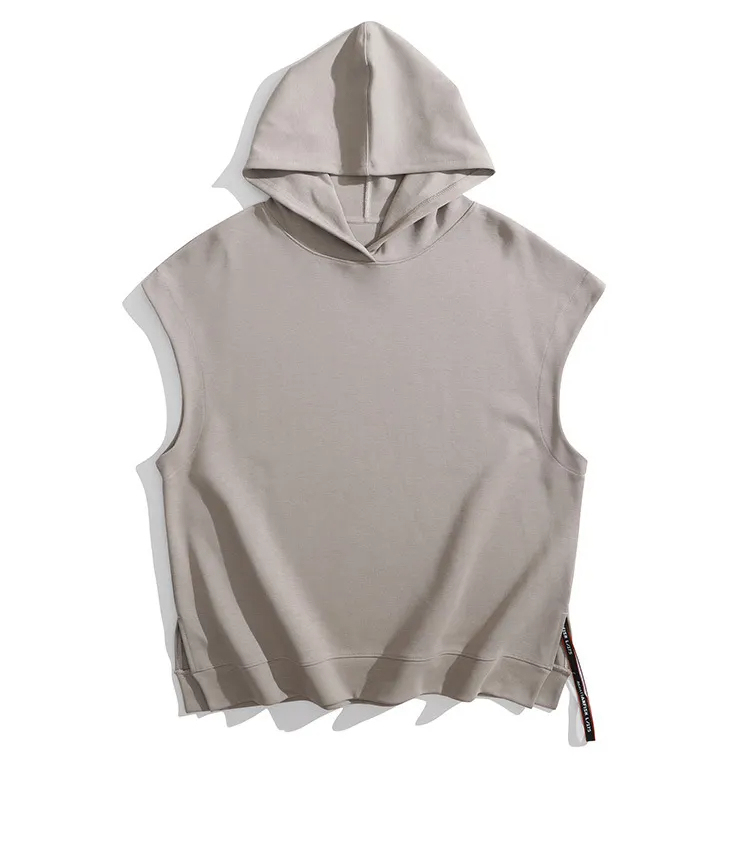 Streetwear Manufacturer Custom Double Side Cotton Casual Tank Top Mens Sleeveless Hoodies,Shuliqi Apparel - Men's Clothing Wholesale Manufacturer,Streetwear Manufacturer Custom Double Side Cotton Casual Tank Top Mens Sleeveless Hoodies