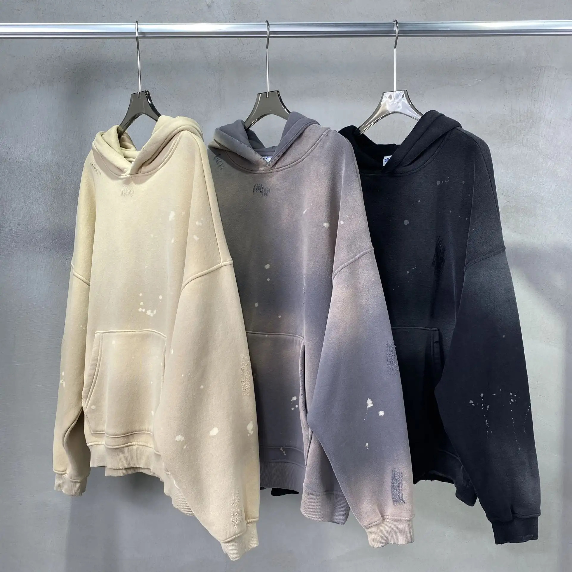 Hoodies Manufacturer Custom 360g Cotton Blends Washed Distressed Hoodies Vintage Oversized Hoodies,Shuliqi Apparel - Men's Clothing Wholesale Manufacturer,Hoodies Manufacturer Custom 360g Cotton Blends Washed Distressed Hoodies Vintage Oversized Hoodies