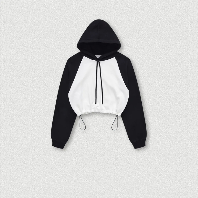 Hoodies Manufacturer Custom Color Block Raglan Sleeve Crop Top Hoodies Women's Hoodies,Shuliqi Apparel - Men's Clothing Wholesale Manufacturer,Hoodies Manufacturer Custom Color Block Raglan Sleeve Crop Top Hoodies Women's Hoodies
