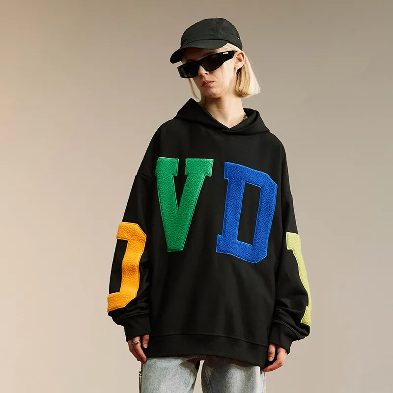 Hoodie Manufacturer Custom 390g Terry Lined Chenille Hoodies Black Hoodies For Women For Men,Shuliqi Apparel - Men's Clothing Wholesale Manufacturer,Hoodie Manufacturer Custom 390g Terry Lined Chenille Hoodies Black Hoodies For Women For Men