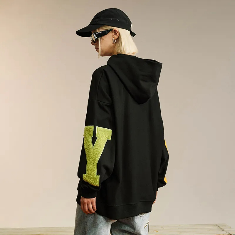 Hoodie Manufacturer Custom 390g Terry Lined Chenille Hoodies Black Hoodies For Women For Men,Shuliqi Apparel - Men's Clothing Wholesale Manufacturer,Hoodie Manufacturer Custom 390g Terry Lined Chenille Hoodies Black Hoodies For Women For Men