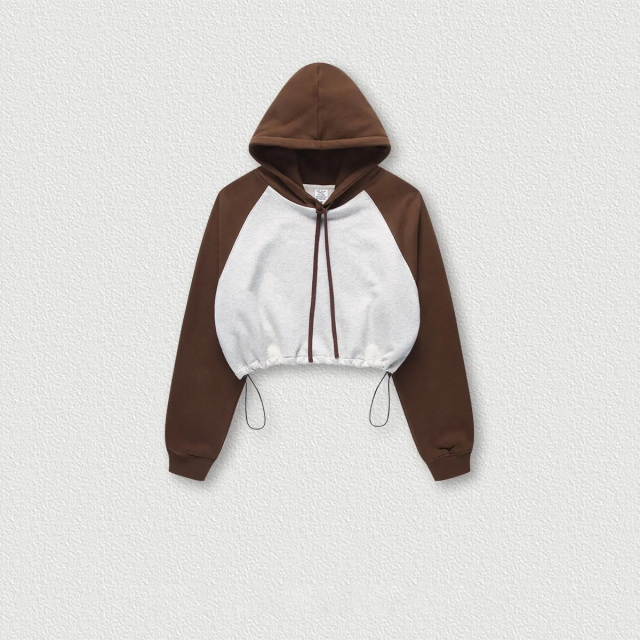 Hoodies Manufacturer Custom Color Block Raglan Sleeve Crop Top Hoodies Women's Hoodies,Shuliqi Apparel - Men's Clothing Wholesale Manufacturer,Hoodies Manufacturer Custom Color Block Raglan Sleeve Crop Top Hoodies Women's Hoodies