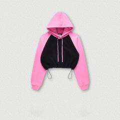 Hoodies Manufacturer Custom Color Block Raglan Sleeve Crop Top Hoodies Women's Hoodies,Shuliqi Apparel - Men's Clothing Wholesale Manufacturer,Hoodies Manufacturer Custom Color Block Raglan Sleeve Crop Top Hoodies Women's Hoodies