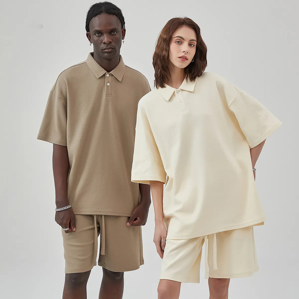 Streetwear Casual Styles Custom 330g Cotton+Polyester Waffle Unisex Polo T Shirts Polos Pour Hommes,Shuliqi Apparel - Men's Clothing Wholesale Manufacturer,Streetwear Casual Styles Custom 330g Cotton+Polyester Waffle Unisex Polo T Shirts Polos Pour Hommes