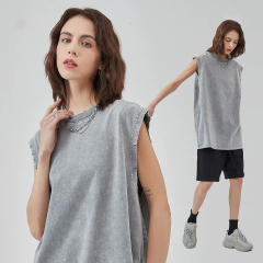 Oversized Unisex Washed Distressed 100% Cotton Tank Tops For Men Custom Tank Tops,Shuliqi Apparel - Men's Clothing Wholesale Manufacturer,Oversized Unisex Washed Distressed 100% Cotton Tank Tops For Men Custom Tank Tops