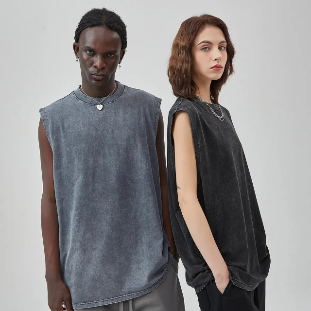 Oversized Unisex Washed Distressed 100% Cotton Tank Tops For Men Custom Tank Tops,Shuliqi Apparel - Men's Clothing Wholesale Manufacturer,Oversized Unisex Washed Distressed 100% Cotton Tank Tops For Men Custom Tank Tops