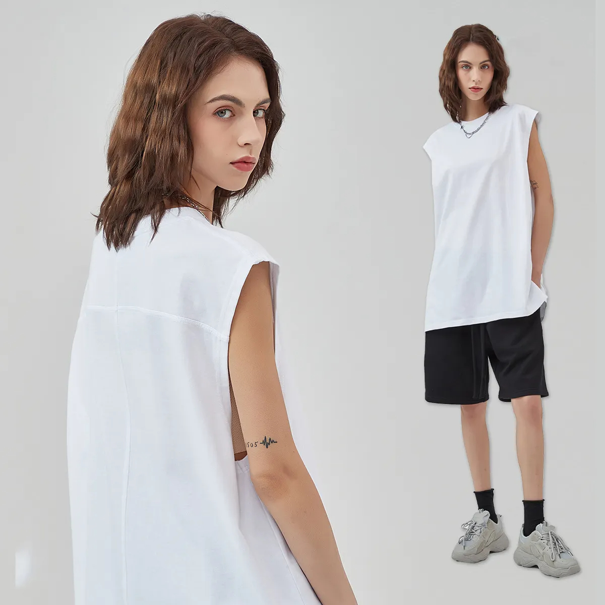 Custom Unisex 250g 100% Cotton Tank Top Plus Size Women's Men's Tank Top,Shuliqi Apparel - Men's Clothing Wholesale Manufacturer,Custom Unisex 250g 100% Cotton Tank Top Plus Size Women's Men's Tank Top