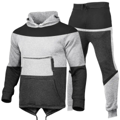 Zipper Contrast Color Custom Jogging Sets Men Hoodie Set Training Wear,Shuliqi Apparel - Men's Clothing Wholesale Manufacturer,Zipper Contrast Color Custom Jogging Sets Men Hoodie Set Training Wear