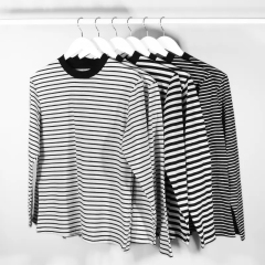 Custom 95% Cotton+5% Spandex Elastic Unisex Long Sleeve T Shirt Mens Stripe T Shirts Couple Clothes,Shuliqi Apparel - Men's Clothing Wholesale Manufacturer,Custom 95% Cotton+5% Spandex Elastic Unisex Long Sleeve T Shirt Mens Stripe T Shirts Couple Clothes | Wholesale Men's Apparel | OEM | Shuliqi