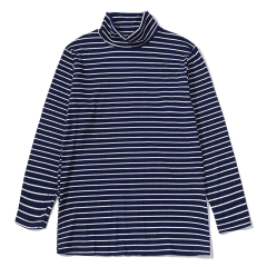 New Design Fashion Turtle Neck Long Sleeve Stripe T Shirt Custom Graphic T Shirt Couple Clothes,Shuliqi Apparel - Men's Clothing Wholesale Manufacturer,New Design Fashion Turtle Neck Long Sleeve Stripe T Shirt Custom Graphic T Shirt Couple Clothes