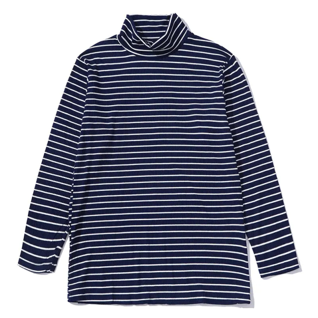 New Design Fashion Turtle Neck Long Sleeve Stripe T Shirt Custom Graphic T Shirt Couple Clothes,Shuliqi Apparel - Men's Clothing Wholesale Manufacturer,New Design Fashion Turtle Neck Long Sleeve Stripe T Shirt Custom Graphic T Shirt Couple Clothes