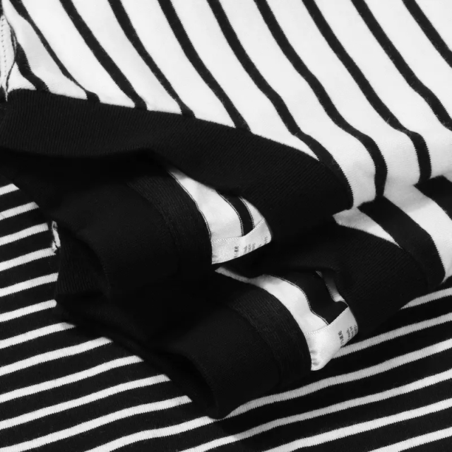Custom 95% Cotton+5% Spandex Elastic Unisex Long Sleeve T Shirt Mens Stripe T Shirts Couple Clothes,Shuliqi Apparel - Men's Clothing Wholesale Manufacturer,Custom 95% Cotton+5% Spandex Elastic Unisex Long Sleeve T Shirt Mens Stripe T Shirts Couple Clothes | Wholesale Men's Apparel | OEM | Shuliqi