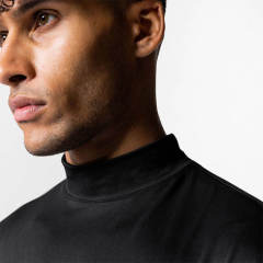Custom screen print quick dry fit Gym tshirt High Quality 95 cotton 5 spandex sports oversize mock neck Long Sleeve Men T Shirt,Shuliqi Apparel - Men's Clothing Wholesale Manufacturer,Custom screen print quick dry fit Gym tshirt High Quality 95 cotton 5 spandex sports oversize mock neck Long Sleeve Men T Shirt | Wholesale Men's Apparel | OEM | Shuliqi