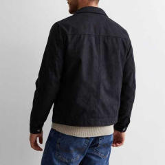 Wholesale Comfortable Soft Men High Quality Boxy Fit Casual Black Zip Up Denim Jacket,Shuliqi Apparel - Men's Clothing Wholesale Manufacturer,Wholesale Comfortable Soft Men High Quality Boxy Fit Casual Black Zip Up Denim Jacket | Wholesale Men's Apparel | OEM | Shuliqi