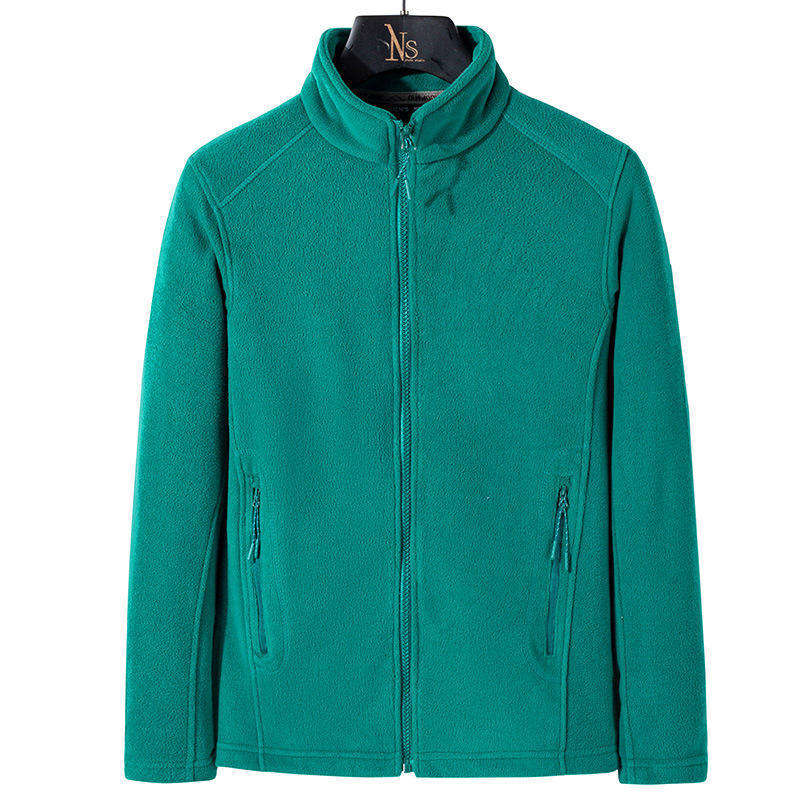 Oem wholesale winter outdoor average size couple solid color fleece thickened windproof warm polar fleece jacket,Shuliqi Apparel - Men's Clothing Wholesale Manufacturer,Oem wholesale winter outdoor average size couple solid color fleece thickened windproof warm polar fleece jacket | Wholesale Men's Apparel | OEM | Shuliqi