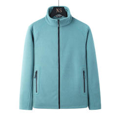 Oem wholesale winter outdoor average size couple solid color fleece thickened windproof warm polar fleece jacket,Shuliqi Apparel - Men's Clothing Wholesale Manufacturer,Oem wholesale winter outdoor average size couple solid color fleece thickened windproof warm polar fleece jacket | Wholesale Men's Apparel | OEM | Shuliqi