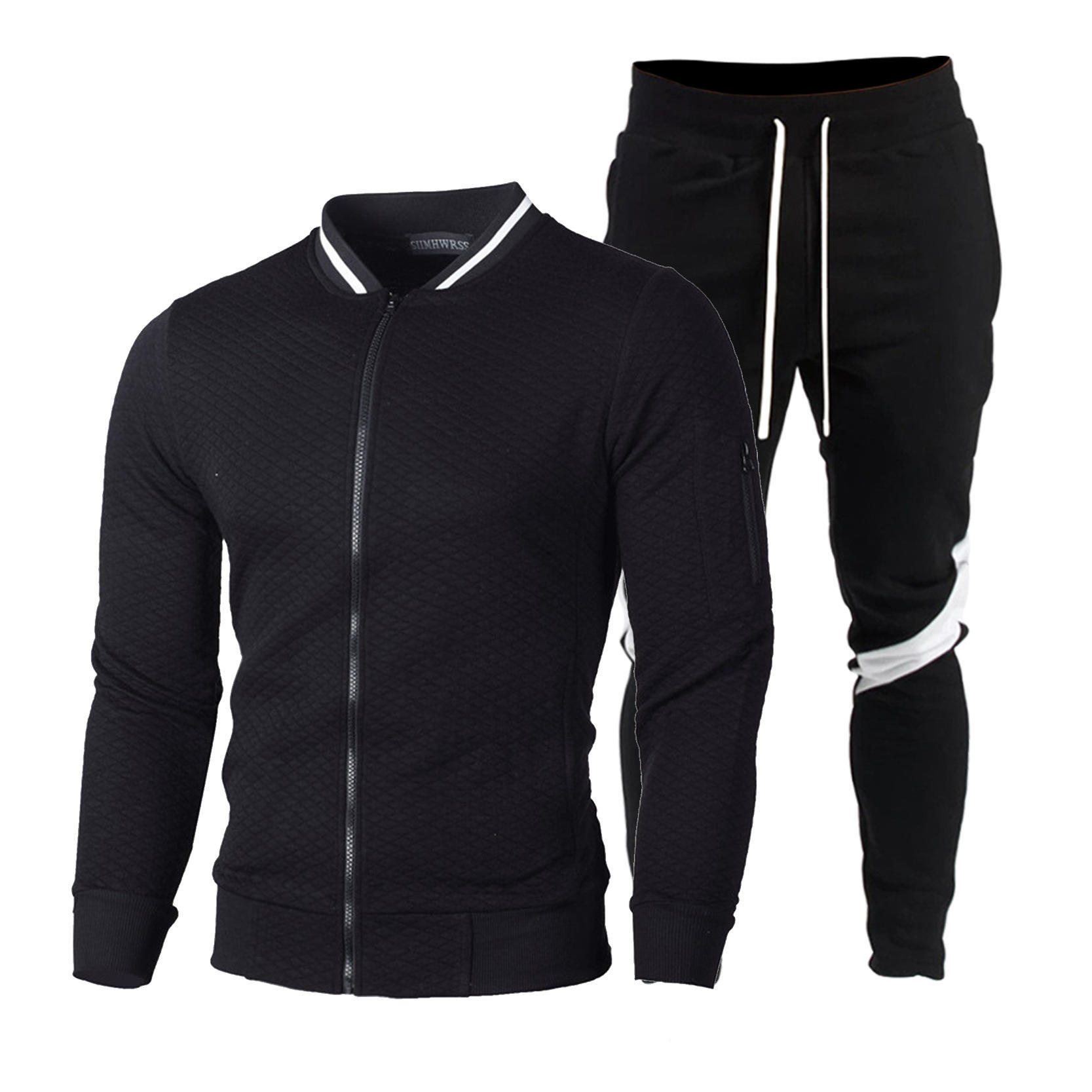 OEM custom logo winter fashion sweater zipper stand collar sweater coat casual plaid cardigan men's suit,Shuliqi Apparel - Men's Clothing Wholesale Manufacturer,OEM custom logo winter fashion sweater zipper stand collar sweater coat casual plaid cardigan men's suit